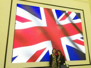 11K Consulting Sally and Irene with union jack in the background.